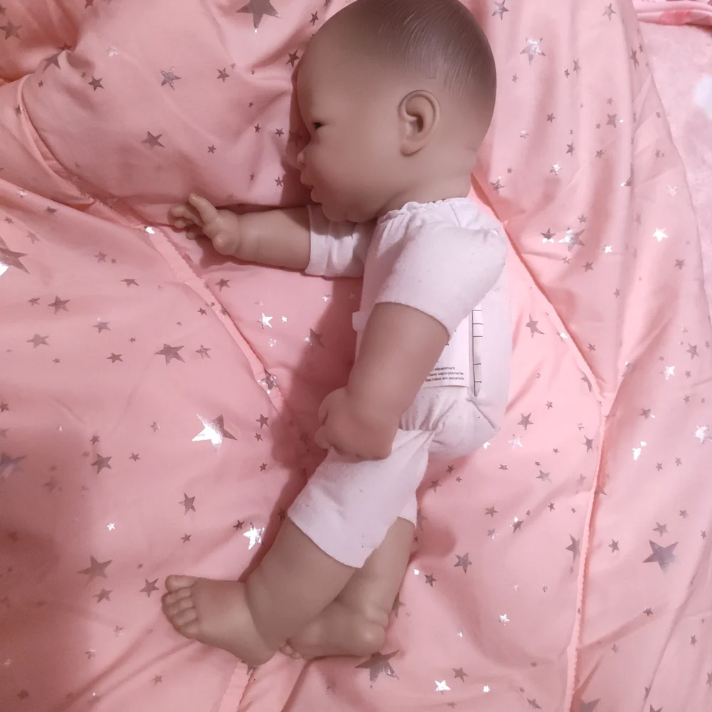 Asian Berengeuer Sweet Baby Doll in Denim Dress with Pink and Purple Details - Picture 7 of 16